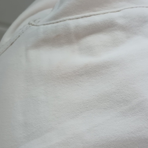 Cabi white deconstructed slim boyfriend jeans size 0 - Picture 5 of 10